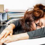 workaholic woman